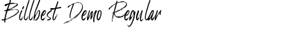 Download Billbest Demo Regular Font Title Preview