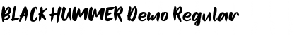 Download BLACK HUMMER Demo Regular Font Title Preview