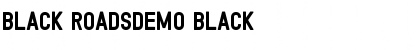 Download Black RoadsDEMO Black Font Title Preview
