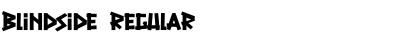 Download Blindside Regular Font Title Preview