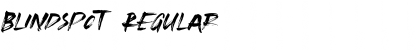 Download Blindspot Regular Font Title Preview