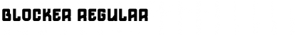 Download Blocker Regular Font Title Preview