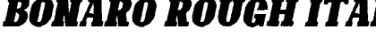 Download Bonaro Rough Italic Demo Rough Italic Font Title Preview