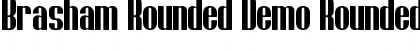 Download Brasham Rounded Demo Rounded Font Title Preview
