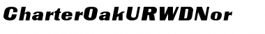 Download CharterOakURWDNor Regular Font Title Preview