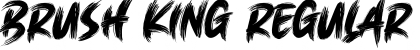 Download Brush King Regular Font Title Preview