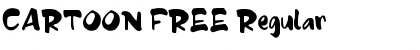 Download CARTOON FREE Regular Font Title Preview