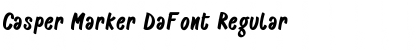 Download Casper Marker DaFont Regular Font Title Preview