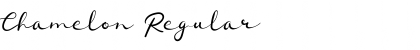 Download Chamelon Regular Font Title Preview