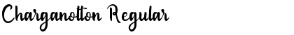 Download Charganolton Regular Font Title Preview