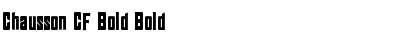 Download Chausson CF Bold Bold Font Title Preview
