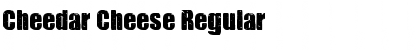 Download Cheedar Cheese Regular Font Title Preview