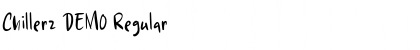 Download Chillerz DEMO Regular Font Title Preview