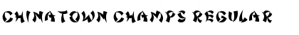 Download Chinatown Champs Regular Font Title Preview