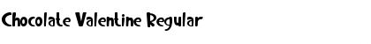 Download Chocolate Valentine Regular Font Title Preview