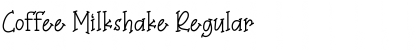 Download Coffee Milkshake Regular Font Title Preview