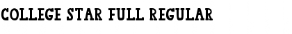Download College Star Full Regular Font Title Preview