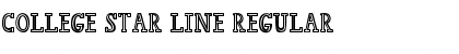 Download College Star Line Regular Font Title Preview