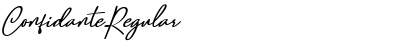 Download Confidante Regular Font Title Preview