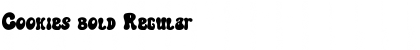Download Cookies bold Regular Font Title Preview