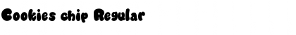 Download Cookies chip Regular Font Title Preview