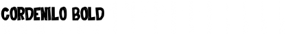 Download Cordenilo Bold Font Title Preview