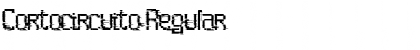 Download Cortocircuito Regular Font Title Preview