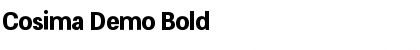 Download Cosima Demo Bold Font Title Preview