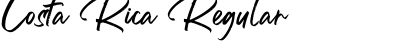 Download Costa Rica Regular Font Title Preview