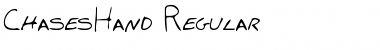 Download ChasesHand Regular Font Title Preview