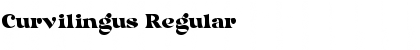 Download Curvilingus Regular Font Title Preview