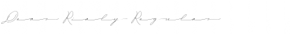 Download Dear Rialy Regular Font Title Preview
