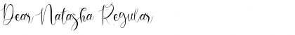 Download Dear Natasha Regular Font Title Preview