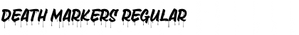 Download Death Markers Regular Font Title Preview