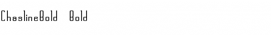 Download ChaslineBold Bold Font Title Preview