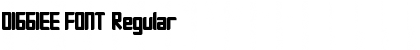 Download DIGGIEE FONT Regular Font Title Preview