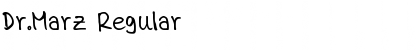 Download Dr.Marz Regular Font Title Preview
