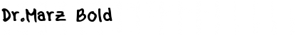 Download Dr.Marz Bold Font Title Preview