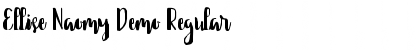 Download Ellise Naomy Demo Regular Font Title Preview