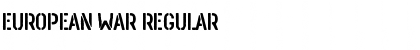 Download European War Regular Font Title Preview