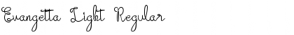 Download Evangetta Light Regular Font Title Preview