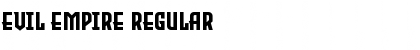 Download Evil Empire Regular Font Title Preview