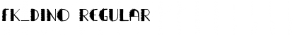 Download FK_Dino Regular Font Title Preview