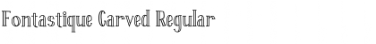 Download Fontastique Carved Regular Font Title Preview