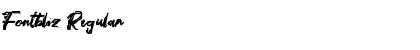 Download Fontbliz Regular Font Title Preview