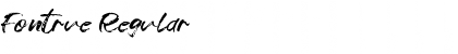 Download Fontrue Regular Font Title Preview