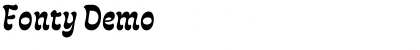 Download Fonty Demo Font Title Preview