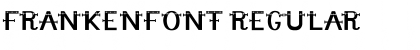 Download Frankenfont Regular Font Title Preview