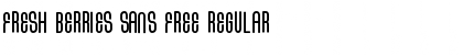 Download FRESH BERRIES SANS FREE Regular Font Title Preview