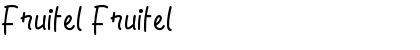 Download Fruitel Fruitel Font Title Preview